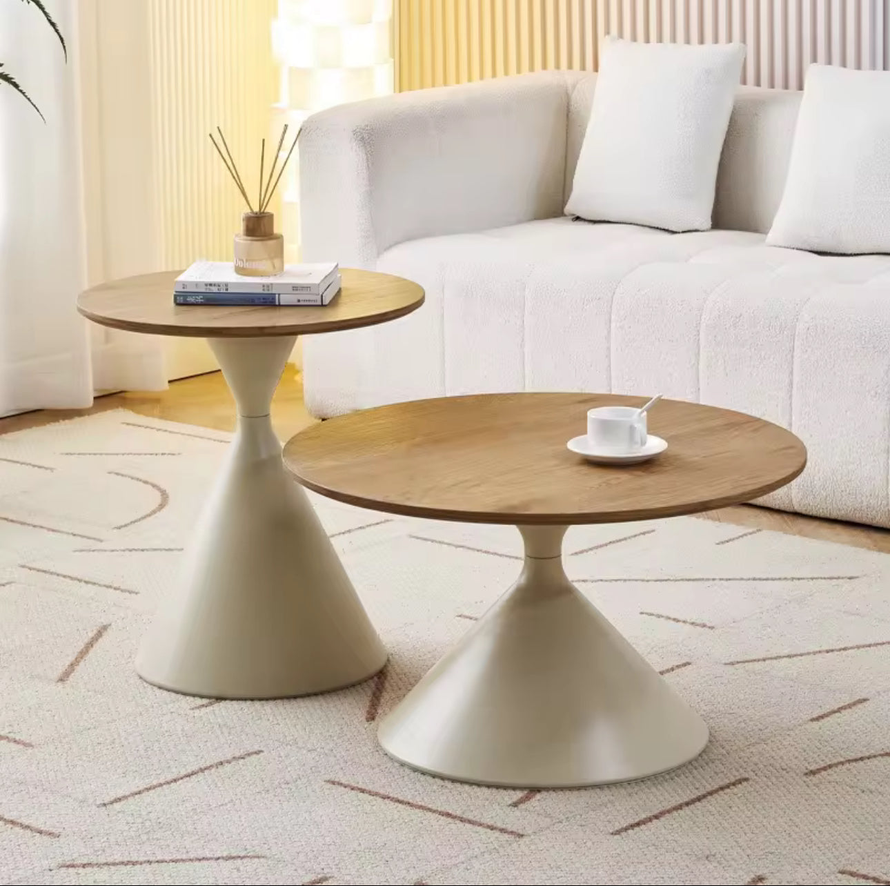 Table Centrale Jumelée – Design, Élégance et Polyvalence