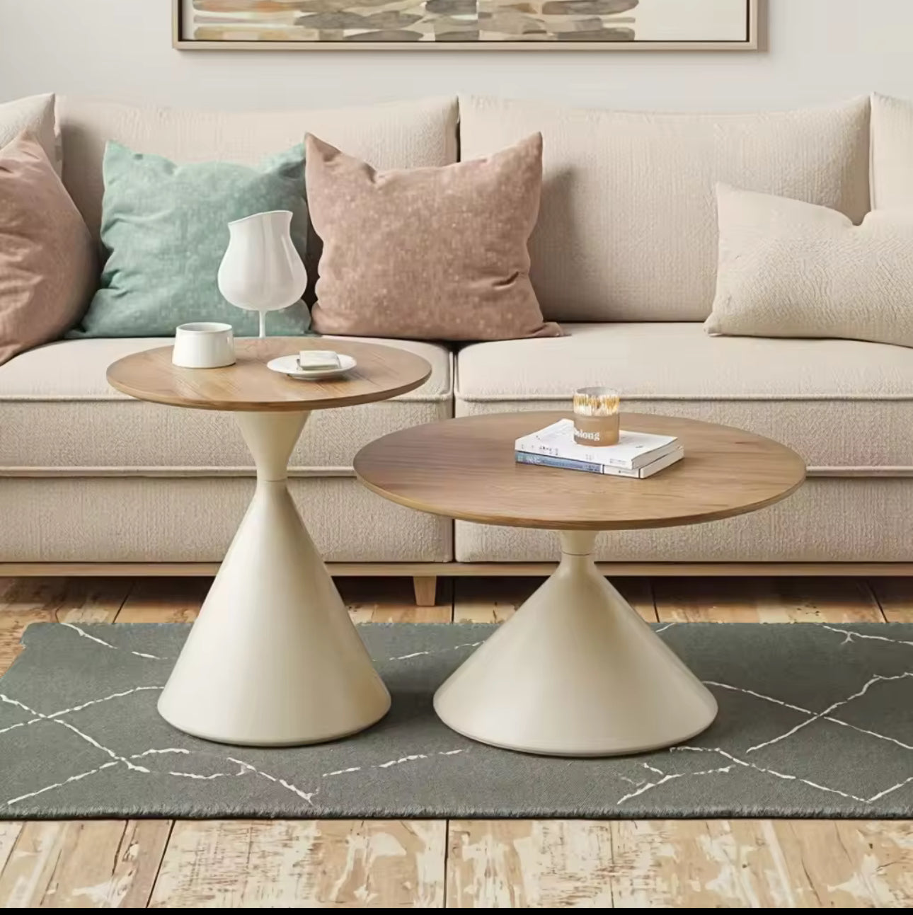 Table Centrale Jumelée – Design, Élégance et Polyvalence