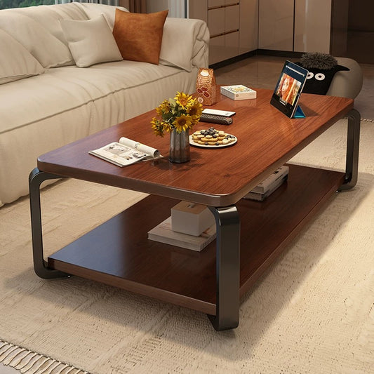 Table centrale marron